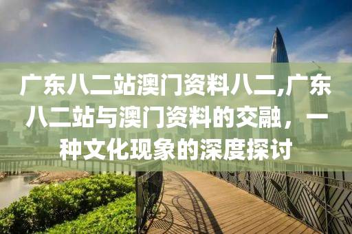 广东八二站澳门资料八二,广东八二站与澳门资料的交融，一种文化现象的深度探讨