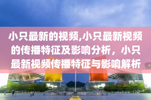 小只最新的视频,小只最新视频的传播特征及影响分析，小只最新视频传播特征与影响解析