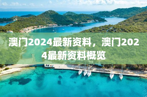 澳门2024最新资料