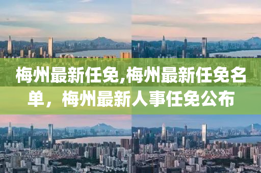 梅州最新任免,梅州最新任免名单，梅州最新人事任免公布