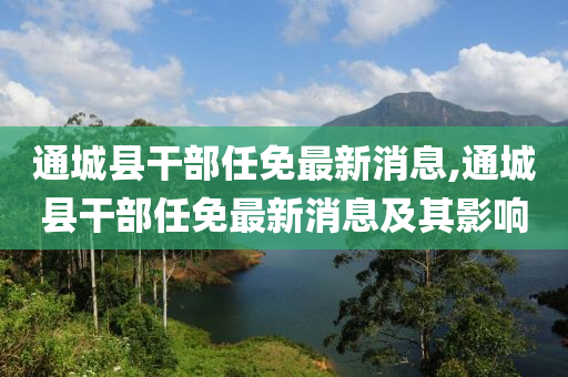 通城县干部任免最新消息,通城县干部任免最新消息及其影响