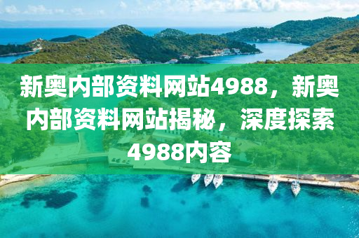 新奥内部资料网站4988，新奥内部资料网站揭秘，深度探索4988内容