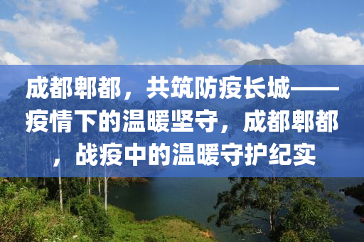 成都郫都，共筑防疫长城——疫情下的温暖坚守，成都郫都，战疫中的温暖守护纪实