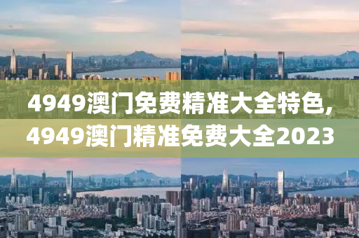 4949澳门免费精准大全特色,4949澳门精准免费大全2023