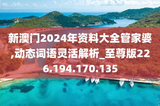 新澳门2024年资料大全管家婆,动态词语灵活解析_至尊版226.194.170.135