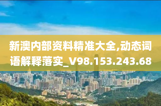 新澳内部资料精准大全,动态词语解释落实_V98.153.243.68