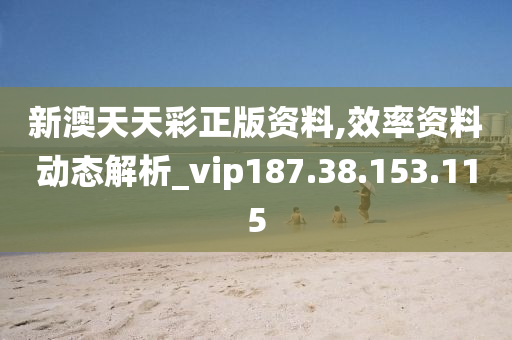 新澳天天彩正版资料,效率资料动态解析_vip187.38.153.115