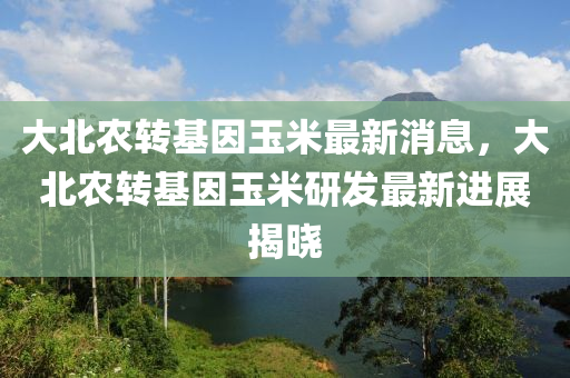 大北农转基因玉米最新消息，大北农转基因玉米研发最新进展揭晓