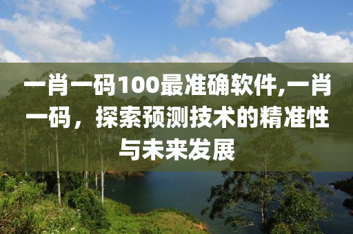 一肖一码100最准确软件,一肖一码，探索预测技术的精准性与未来发展