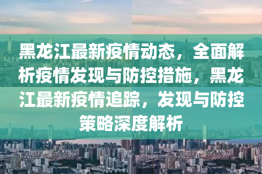 黑龙江最新疫情动态，全面解析疫情发现与防控措施，黑龙江最新疫情追踪，发现与防控策略深度解析