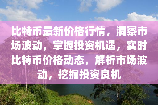 比特币最新价格行情，洞察市场波动，掌握投资机遇，实时比特币价格动态，解析市场波动，挖掘投资良机