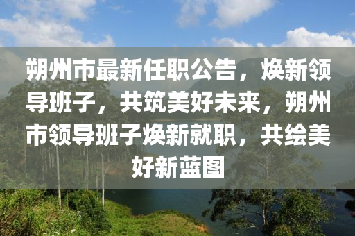 朔州市最新任职公告，焕新领导班子，共筑美好未来，朔州市领导班子焕新就职，共绘美好新蓝图