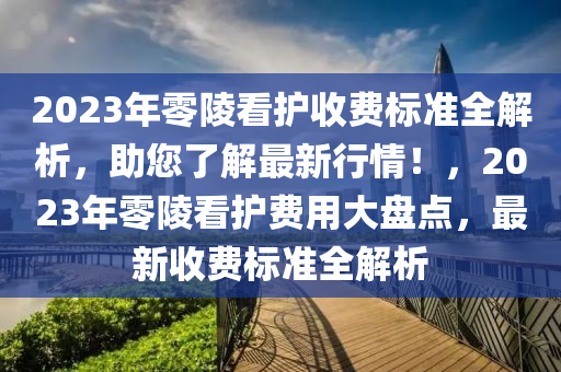 2023年零陵看护收费标准全解析，助您了解最新行情！，2023年零陵看护费用大盘点，最新收费标准全解析