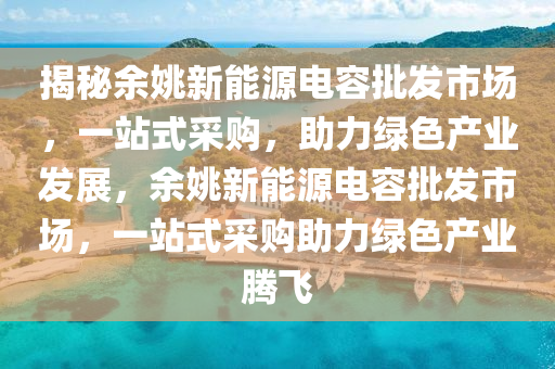 揭秘余姚新能源电容批发市场，一站式采购，助力绿色产业发展，余姚新能源电容批发市场，一站式采购助力绿色产业腾飞