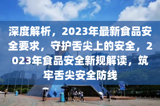 深度解析，2023年最新食品安全要求，守护舌尖上的安全，2023年食品安全新规解读，筑牢舌尖安全防线