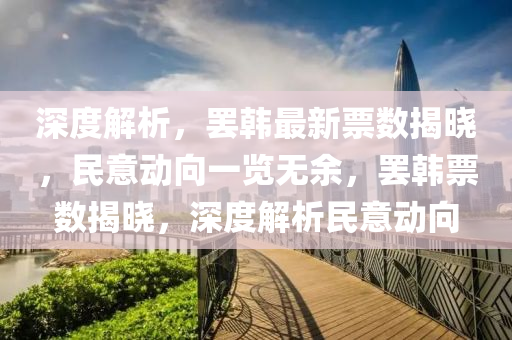 深度解析，罢韩最新票数揭晓，民意动向一览无余，罢韩票数揭晓，深度解析民意动向