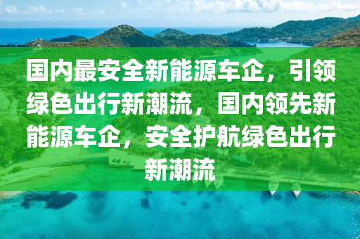 国内最安全新能源车企，引领绿色出行新潮流，国内领先新能源车企，安全护航绿色出行新潮流