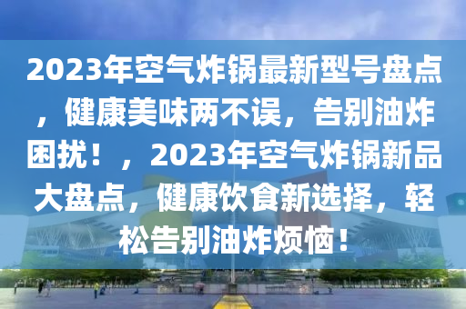 2023年空气炸锅最新型号盘点，健康美味两不误，告别油炸困扰！，2023年空气炸锅新品大盘点，健康饮食新选择，轻松告别油炸烦恼！