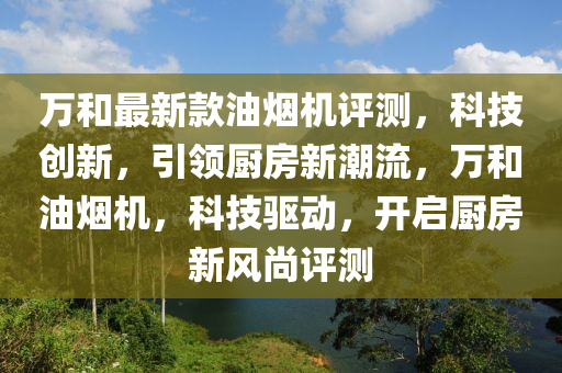 万和最新款油烟机评测，科技创新，引领厨房新潮流，万和油烟机，科技驱动，开启厨房新风尚评测