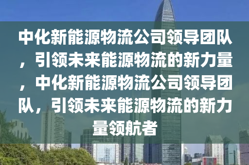 中化新能源物流公司领导团队，引领未来能源物流的新力量，中化新能源物流公司领导团队，引领未来能源物流的新力量领航者