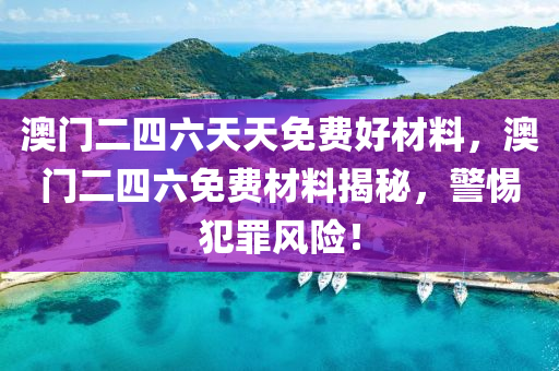 澳门二四六天天免费好材料，澳门二四六免费材料揭秘，警惕犯罪风险！