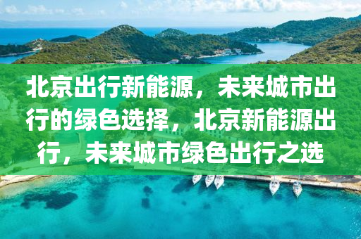 北京出行新能源，未来城市出行的绿色选择，北京新能源出行，未来城市绿色出行之选