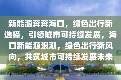 新能源奔奔海口，绿色出行新选择，引领城市可持续发展，海口新能源浪潮，绿色出行新风向，共筑城市可持续发展未来