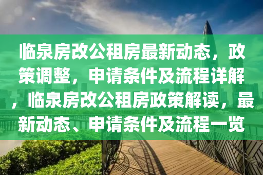 临泉房改公租房最新动态，政策调整，申请条件及流程详解，临泉房改公租房政策解读，最新动态、申请条件及流程一览