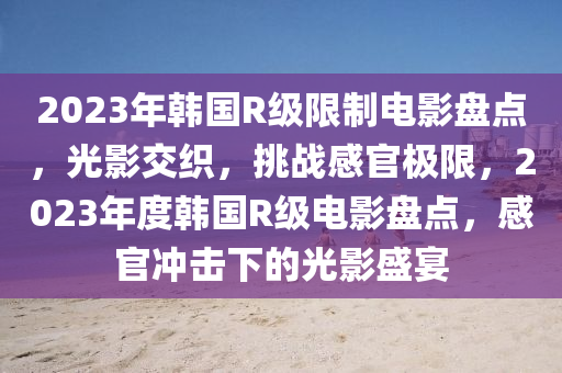 2023年韩国R级限制电影盘点，光影交织，挑战感官极限，2023年度韩国R级电影盘点，感官冲击下的光影盛宴