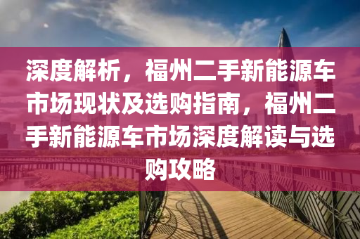 深度解析，福州二手新能源车市场现状及选购指南，福州二手新能源车市场深度解读与选购攻略