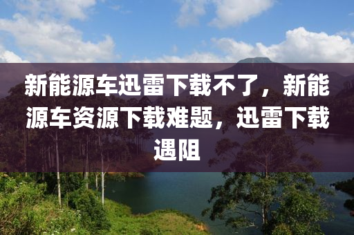 新能源车迅雷下载不了，新能源车资源下载难题，迅雷下载遇阻