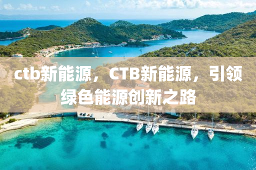 ctb新能源，CTB新能源，引领绿色能源创新之路