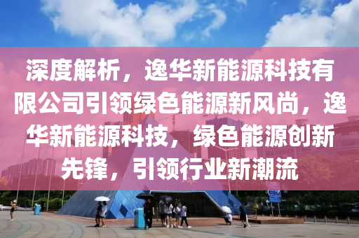 深度解析，逸华新能源科技有限公司引领绿色能源新风尚，逸华新能源科技，绿色能源创新先锋，引领行业新潮流