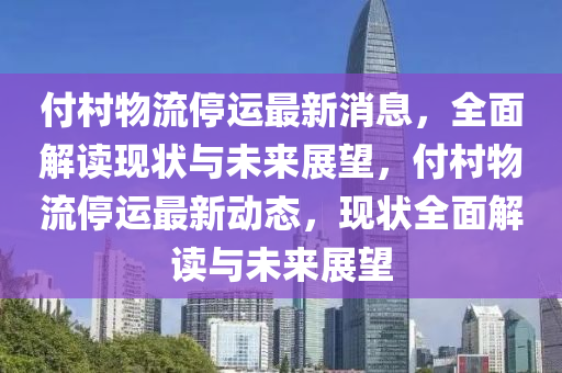 付村物流停运最新消息，全面解读现状与未来展望，付村物流停运最新动态，现状全面解读与未来展望