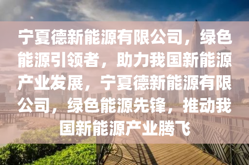 宁夏德新能源有限公司，绿色能源引领者，助力我国新能源产业发展，宁夏德新能源有限公司，绿色能源先锋，推动我国新能源产业腾飞