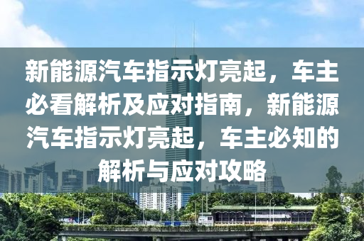 新能源汽车指示灯亮起，车主必看解析及应对指南，新能源汽车指示灯亮起，车主必知的解析与应对攻略