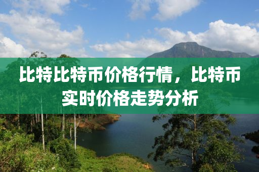 比特比特币价格行情，比特币实时价格走势分析