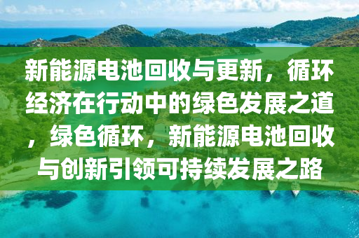 新能源电池回收与更新，循环经济在行动中的绿色发展之道，绿色循环，新能源电池回收与创新引领可持续发展之路