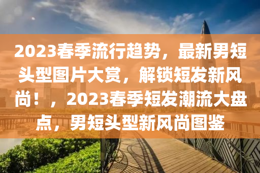 2023春季流行趋势，最新男短头型图片大赏，解锁短发新风尚！，2023春季短发潮流大盘点，男短头型新风尚图鉴