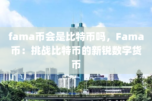 fama币会是比特币吗，Fama币：挑战比特币的新锐数字货币