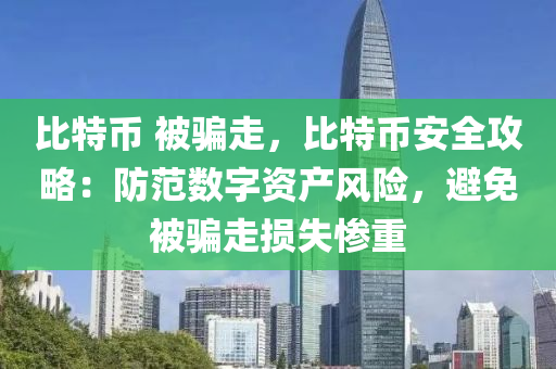 比特币 被骗走，比特币安全攻略：防范数字资产风险，避免被骗走损失惨重