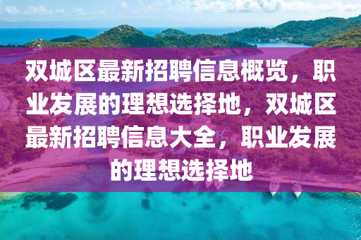 双城区最新招聘信息概览，职业发展的理想选择地，双城区最新招聘信息大全，职业发展的理想选择地