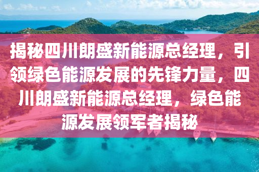 揭秘四川朗盛新能源总经理，引领绿色能源发展的先锋力量，四川朗盛新能源总经理，绿色能源发展领军者揭秘