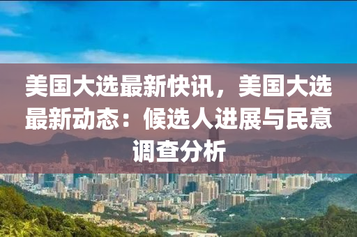 美国大选最新快讯，美国大选最新动态：候选人进展与民意调查分析