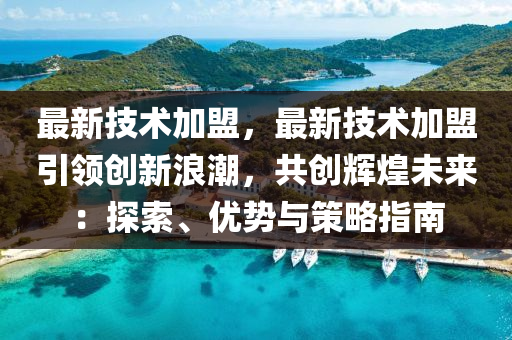 最新技术加盟，最新技术加盟引领创新浪潮，共创辉煌未来：探索、优势与策略指南