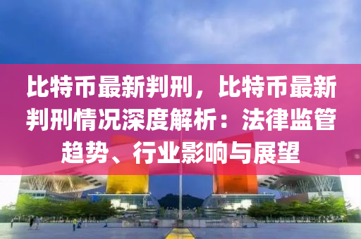 比特币最新判刑，比特币最新判刑情况深度解析：法律监管趋势、行业影响与展望