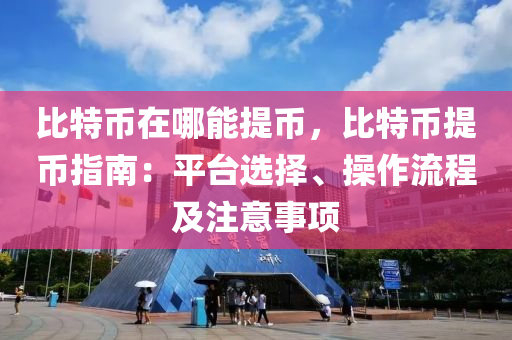 比特币在哪能提币，比特币提币指南：平台选择、操作流程及注意事项