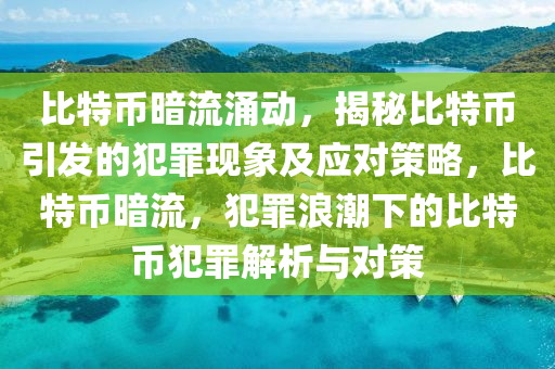 比特币暗流涌动，揭秘比特币引发的犯罪现象及应对策略，比特币暗流，犯罪浪潮下的比特币犯罪解析与对策