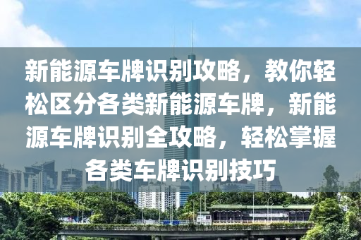 新能源车牌识别攻略，教你轻松区分各类新能源车牌，新能源车牌识别全攻略，轻松掌握各类车牌识别技巧