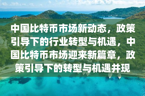 中国比特币市场新动态，政策引导下的行业转型与机遇，中国比特币市场迎来新篇章，政策引导下的转型与机遇并现